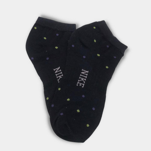 Nike Multi Doted Premium Quality Ankle Socks Blue